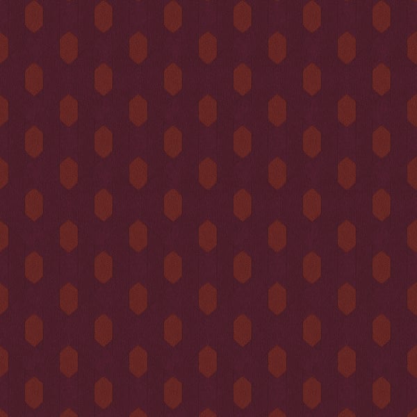 Galerie Wallpaper Product code: AC60018 - Absolutely Chic Wallpaper Collection - Orange Red Lilac Colours -  
