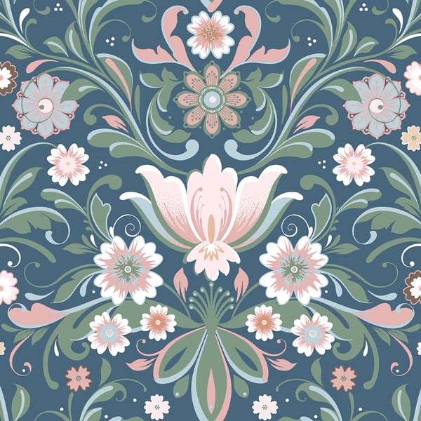 Galerie Wallpaper Product code: S24114 - Sommarang 2 Wallpaper Collection - Blue Colours -  