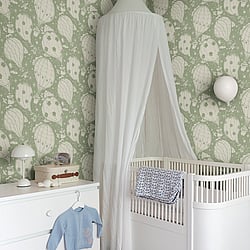 Galerie Wallcoverings Product Code: 29004 - Resan Wallpaper Collection Galerie Wallcoverings Product Code 29004 - Resan Wallpaper Collection - Green Colours - Ballongerna Design