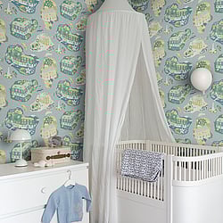 Galerie Wallcoverings Product Code: 29009 - Resan Wallpaper Collection Galerie Wallcoverings Product Code 29009 - Resan Wallpaper Collection - Light blue Colours - Staden Design