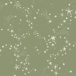 Galerie Wallcoverings Product Code: 29022 - Resan Wallpaper Collection Galerie Wallcoverings Product Code 29022 - Resan Wallpaper Collection - Green Colours - Stjärnhimlen Design