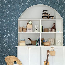 Galerie Wallcoverings Product Code: 29024 - Resan Wallpaper Collection Galerie Wallcoverings Product Code 29024 - Resan Wallpaper Collection - Dark blue Colours - Stjärnhimlen Design