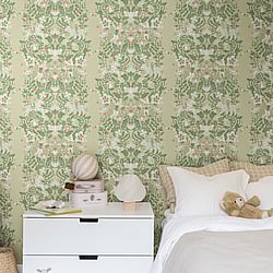 Galerie Wallcoverings Product Code: 29026 - Resan Wallpaper Collection Galerie Wallcoverings Product Code 29026 - Resan Wallpaper Collection - Light green Colours - Cirkus Design