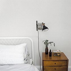 Galerie Wallcoverings Product Code: 33022 - Apelviken Wallpaper Collection Galerie Wallcoverings Product Code 33022 - Apelviken Wallpaper Collection - Grey White Gold Colours - Small Trellis Design