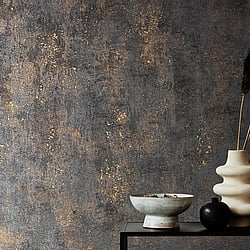 Galerie Wallcoverings Product Code: 34270 - New Textures Wallpaper Collection Galerie Wallcoverings Product Code 34270 - New Textures Wallpaper Collection - Black Copper Colours - Plain Design