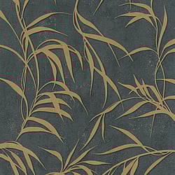 Galerie Wallcoverings Product Code: 34289 - The New Design Book Wallpaper Collection Galerie Wallcoverings Product Code 34289 - The New Design Book Wallpaper Collection - Black Gold Colours - Leaf Design