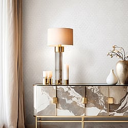 Galerie Wallcoverings Product Code 35810 - Fashion Icon Wallpaper Collection - White Colours - 3D optics Design