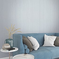 Galerie Wallcoverings Product Code 35831 - Fashion Icon Wallpaper Collection - Blue Colours - Stripes Design