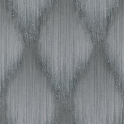 Galerie Wallcoverings Product Code 35884 - Fashion Icon Wallpaper Collection - Grey Anthracite Colours - Rhinestone Stripes Design