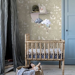 Galerie Wallcoverings Product Code: 44126 - Apelviken 2 Wallpaper Collection Galerie Wallcoverings Product Code 44126 - Apelviken 2 Wallpaper Collection - Beige Grey Colours - Woodland Walk Design