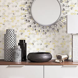 Galerie Wallcoverings Product Code: 51183902 - Skandinavia 2 Wallpaper Collection Galerie Wallcoverings Product Code 51183902 - Skandinavia 2 Wallpaper Collection - Yellow Grey Colours - Yellow Skandi Blocks Design