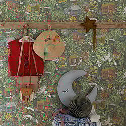 Galerie Wallcoverings Product Code: 63003 - Resan Wallpaper Collection Galerie Wallcoverings Product Code 63003 - Resan Wallpaper Collection - Multi dark Colours - Bygga Bo Design