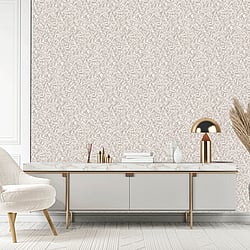 Galerie Wallcoverings Product Code: 95067 - Air Wallpaper Collection Galerie Wallcoverings Product Code 95067 - Air Wallpaper Collection - Pearl Colours - A great choice for adding texture and interest to a room. This wallpaper style is made to mimic a dense wall of uniform leaves, creating a three-dimensional look which lets the beautiful linework and tonal differences shine through. A stylish way to update any of the rooms in your home. Design