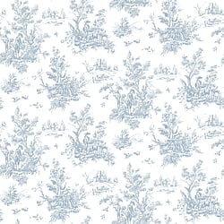 Galerie Wallcoverings Product Code: AB27656 - Abby Rose 3 Wallpaper Collection Galerie Wallcoverings Product Code AB27656 - Abby Rose 3 Wallpaper Collection - Navy Colours - Toile Design