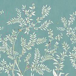 Galerie Wallcoverings Product Code: DB30404M - Daisy Bennett Wallpaper Collection Galerie Wallcoverings Product Code DB30404M - Daisy Bennett Wallpaper Collection - Aquas & Teals Colours - Vining Beauty Mural Design