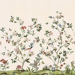 Galerie Wallcoverings Product Code: DB31506M - Daisy Bennett Wallpaper Collection Galerie Wallcoverings Product Code DB31506M - Daisy Bennett Wallpaper Collection - Multicolors Colours - Chinoiserie Magnolia Mural Design