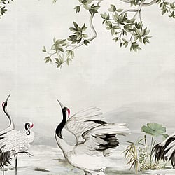 Galerie Wallcoverings Product Code: DB31610M - Daisy Bennett Wallpaper Collection Galerie Wallcoverings Product Code DB31610M - Daisy Bennett Wallpaper Collection - Cool Neutrals Colours - Crane Mural Design
