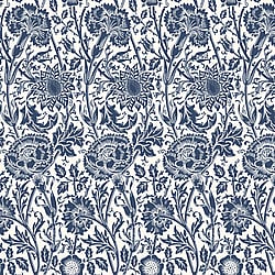 Galerie Wallcoverings Product Code: ET12502 - Arts and Crafts Wallpaper Collection Galerie Wallcoverings Product Code ET12502 - Arts and Crafts Wallpaper Collection - Blue White Colours - Tonal Floral Trail Design