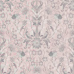 Galerie Wallcoverings Product Code: MC61000 - Maison Charme Wallpaper Collection Galerie Wallcoverings Product Code MC61000 - Maison Charme Wallpaper Collection - Pink, Grey Colours - Step into a world of quintessential French chicness with this mesmerizing print. Immerse yourself in its exquisite details, where blossoms, wispy leaves and graceful birds intertwine, evoking the essence of spring. This elegant print breathes life into every room it graces, infusing your space with warmth, charm, and a touch of timeless beauty. Let this gorgeous floral and bird motif transport you to a realm of captivating allure and enchantment. Design