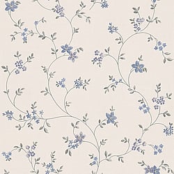 Galerie Wallcoverings Product Code: MC61025 - Maison Charme Wallpaper Collection Galerie Wallcoverings Product Code MC61025 - Maison Charme Wallpaper Collection - Blue, Cream Colours - A stylish floral wallpaper with an old fashioned, wispy trail of petit flowers. Will suit a more traditional setting perfectly with its country cottage charm. The beauty of this vinyl wallpaper is not only will it add texture to your walls, but it will also cover slight imperfections, giving your room the finish you want. So whether you are looking for a floral wallpaper for a living room, bedroom or dining room, this paper could be your perfect choice. Design