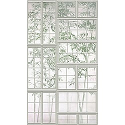Galerie Wallcoverings Product Code WH45214M - Welcome Home Murals Wallpaper Collection - Cream, Grey, Green Colours - Bamboo View Design