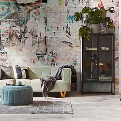 Galerie Wallcoverings Product Code WH45288M - Welcome Home Murals Wallpaper Collection - Multi-coloured Colours - Concrete Stories Design