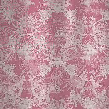 Galerie Wallcoverings Product Code 12588 - Ted Baker Fantasia Wallpaper Collection - Pink Silver Colours -  