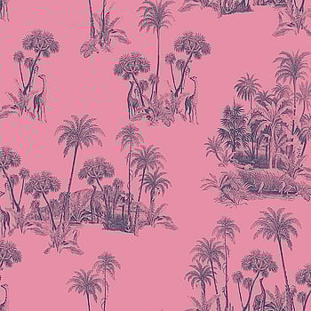 Galerie Wallcoverings Product Code 12601 - Ted Baker Fantasia Wallpaper Collection - Pink Blue Colours -  