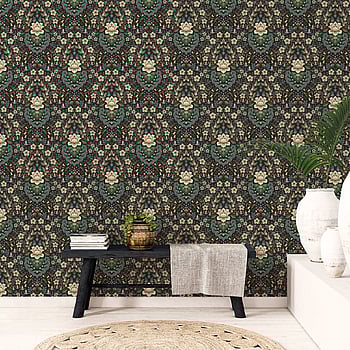 Galerie Wallcoverings Product Code 18519 - Into The Wild Wallpaper Collection - Black Colours -  