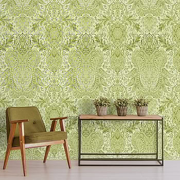 Galerie Wallcoverings Product Code 26701 - Tropical Wallpaper Collection - Avocado Colours -  