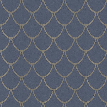 Galerie Wallcoverings Product Code 32723 - City Glam Wallpaper Collection - Blue Gold Colours -  