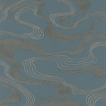 Galerie Wallcoverings Product Code 34538 - Kumano Wallpaper Collection - Blue Colours -  