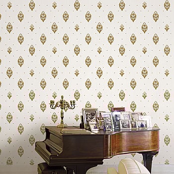 Galerie Wallcoverings Product Code 42517 - Opulence Wallpaper Collection - Gold Brown Colours -  