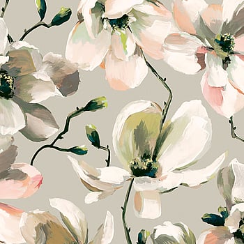Galerie Wallcoverings Product Code 47464 - Flora Wallpaper Collection - Beige, White, Orange Colours -  