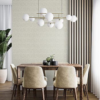 Galerie Wallcoverings Product Code 65008 - Feel Wallpaper Collection - Grey Silver Off White Ecru Colours -  