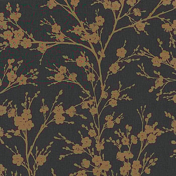 Galerie Wallcoverings Product Code 6812-50 - Home Wallpaper Collection - Black  Gold Colours -  
