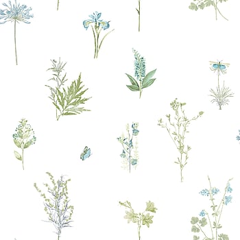 Galerie Wallcoverings Product Code 7343 - Evergreen Wallpaper Collection - Aqua Colours -  