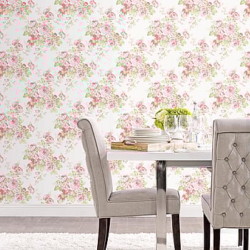 Galerie Wallcoverings Product Code AB27612 - Abby Rose 4 Wallpaper Collection - Pink Green Colours -  