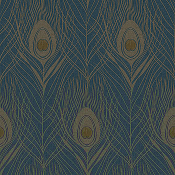 Galerie Wallcoverings Product Code AC60004 - Absolutely Chic Wallpaper Collection - Blue Yellow Metallic Colours -  