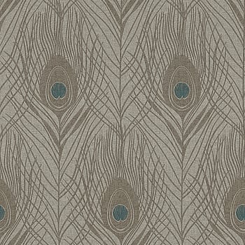 Galerie Wallcoverings Product Code AC60008 - Absolutely Chic Wallpaper Collection - Blue Brown Grey Colours -  
