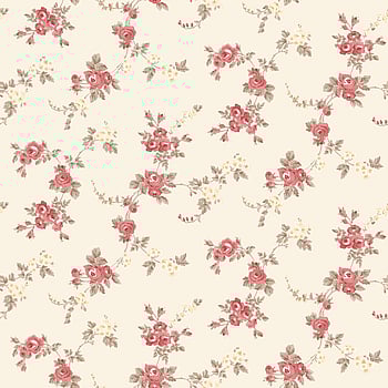 Galerie Wallcoverings Product Code AF37708 - Abby Rose 4 Wallpaper Collection - Red Cream Green Colours -  