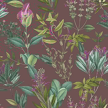 Galerie Wallcoverings Product Code BL22742 - Botanica Wallpaper Collection - Purple Colours -  