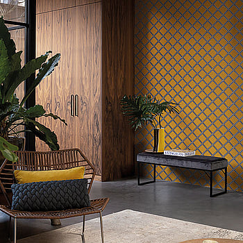 Galerie Wallcoverings Product Code BO23030 - Luxe Wallpaper Collection - Ochre Colours -  