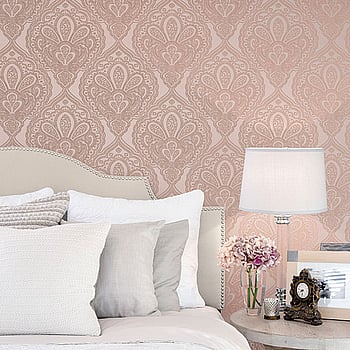 Galerie Wallcoverings Product Code DWP0247-04 - Emporium Wallpaper Collection - Pink Rose Gold Colours -  