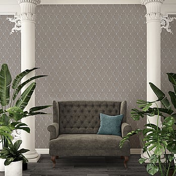 Galerie Wallcoverings Product Code ES31120 - Escape Wallpaper Collection - Taupe, Grey, Black Colours -  