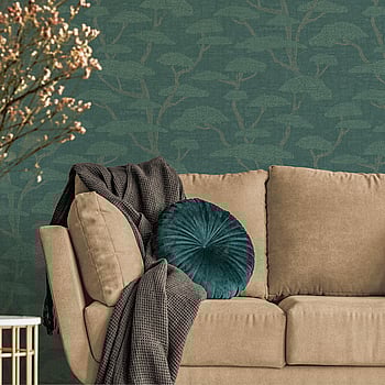 Galerie Wallcoverings Product Code FS72000 - Fusion Wallpaper Collection - Green Colours -  