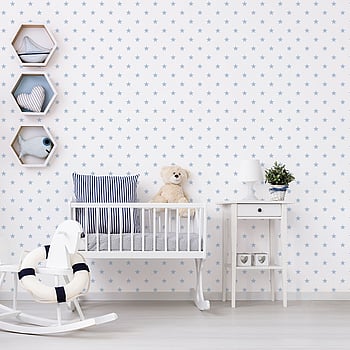 Galerie Wallcoverings Product Code G23104 - Deauville 2 Wallpaper Collection - Sky Blue White Colours -  
