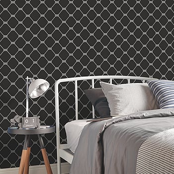 Galerie Wallcoverings Product Code G23343 - Deauville 2 Wallpaper Collection - Black White Colours -  