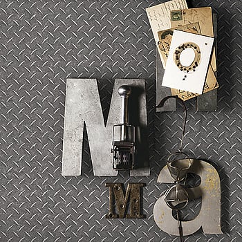 Galerie Wallcoverings Product Code G45174 - Steampunk Wallpaper Collection - Silver Grey Colours -  