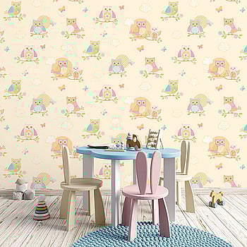 Galerie Wallcoverings Product Code G56035 - Just 4 Kids 2 Wallpaper Collection - Yellow Pink Blue Orange Colours -  